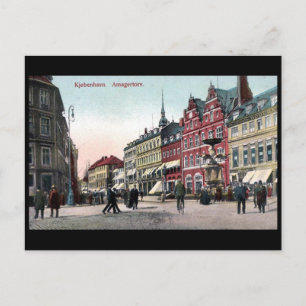 Ancienne carte postale - Copenhague, Danemark