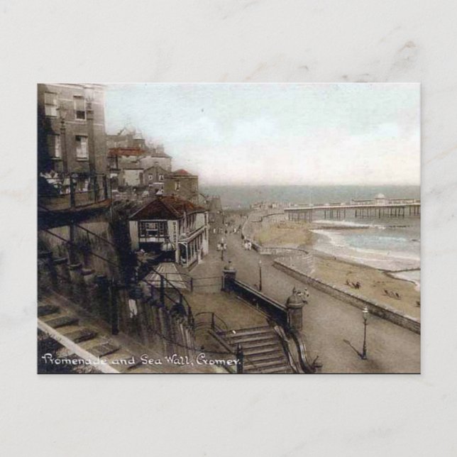 Ancienne carte postale - Cromer, Norfolk (Devant)