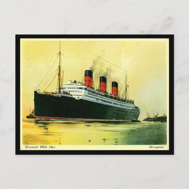 Ancienne Carte Postale - Cunard Liner "Berengaria" (Devant)