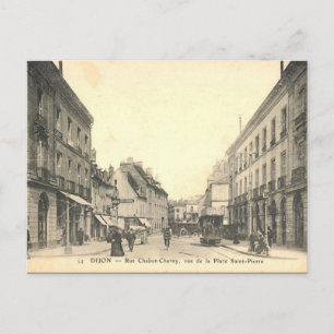 Ancienne carte postale - Dijon, Côte d'Or, France