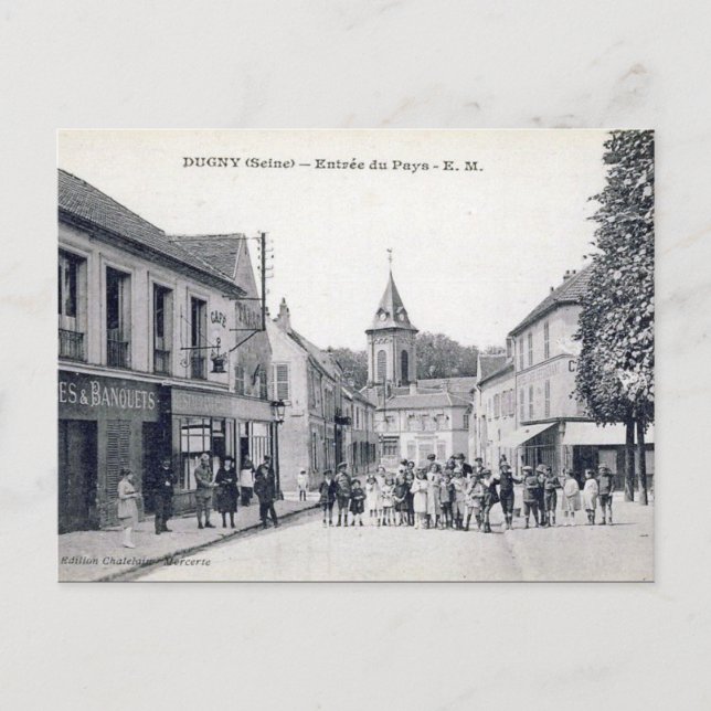 Ancienne carte postale - Dugny, Seine-St-Denis, Fr (Devant)
