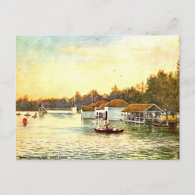 Ancienne carte postale - East Lake, Birmingham, Al (Devant)