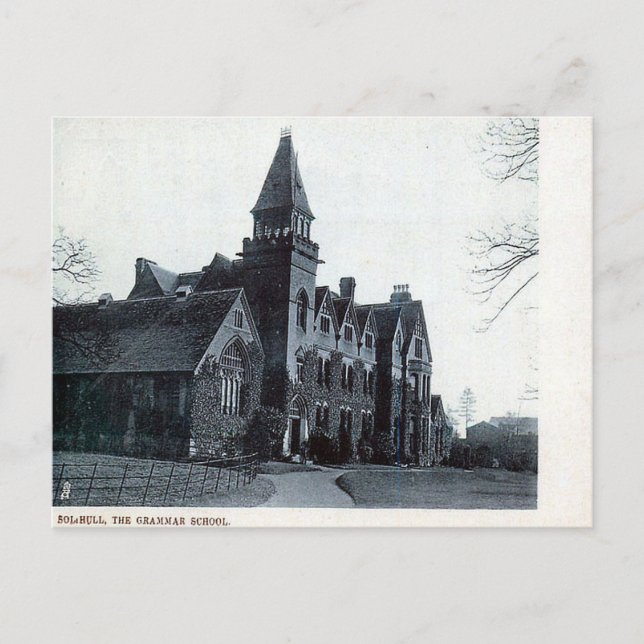 Ancienne carte postale - École de grammaire de Sol (Devant)