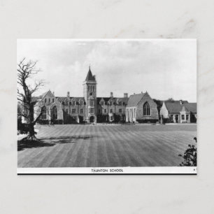 Ancienne carte postale - École de Taunton, Somerse