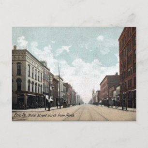 Ancienne carte postale - Erie, Pennsylvanie