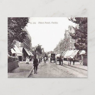 Ancienne carte postale - Finchley, Londres