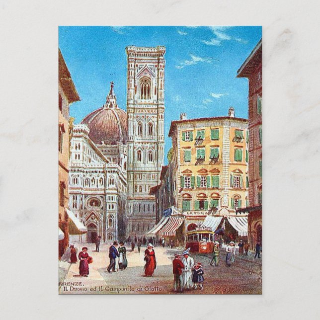 Ancienne carte postale - Florence (Florence), Ital (Devant)
