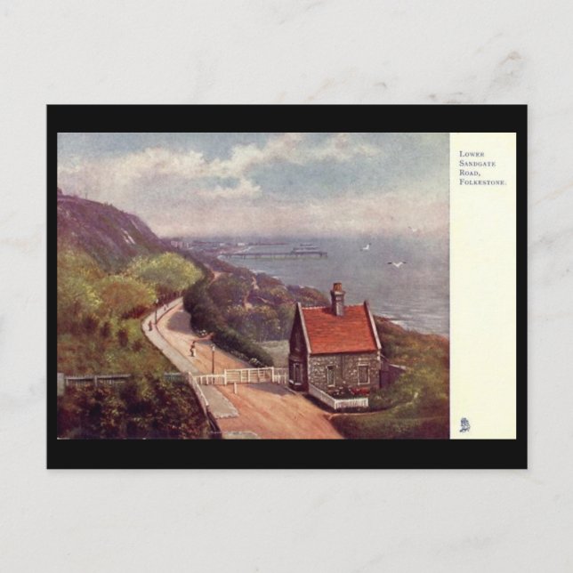 Ancienne Carte Postale - Folkestone, Kent. (Devant)