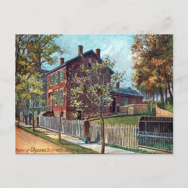 Ancienne carte postale - Galena, Illinois, USA (Devant)