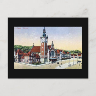 Ancienne carte postale, Gdansk (Danzig)