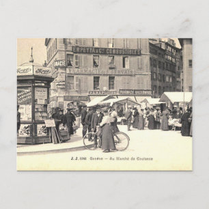 Ancienne carte postale - Genève, Suisse