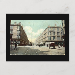 Ancienne carte postale, Glasgow, Whiteinch Cross e
