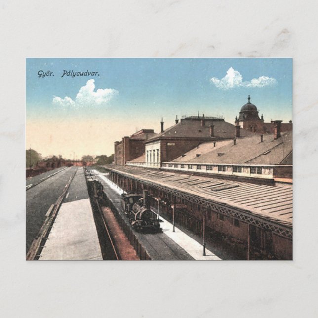 Ancienne carte postale - Gyor, Hongrie (Devant)