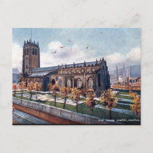 Ancienne carte postale - Halifax, Yorkshire