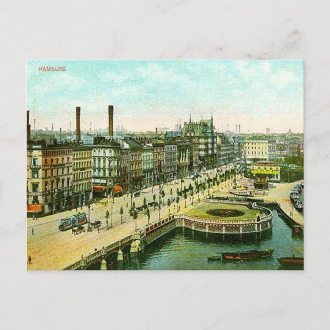 Ancienne carte postale - Hambourg, Allemagne (Devant)