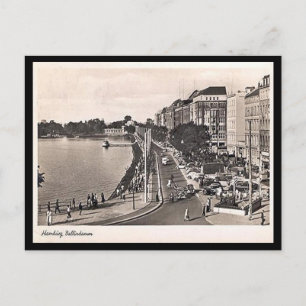 Ancienne carte postale - Hambourg, Ballindamm