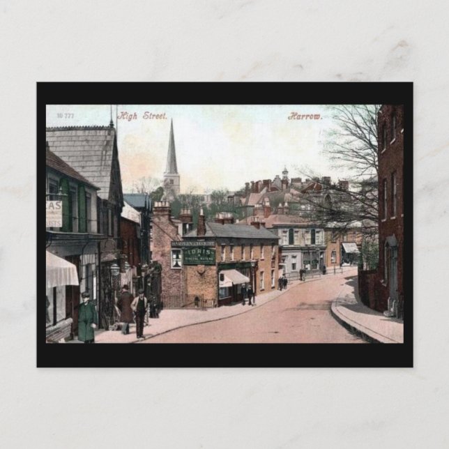 Ancienne carte postale - Harrow, Londres (Devant)
