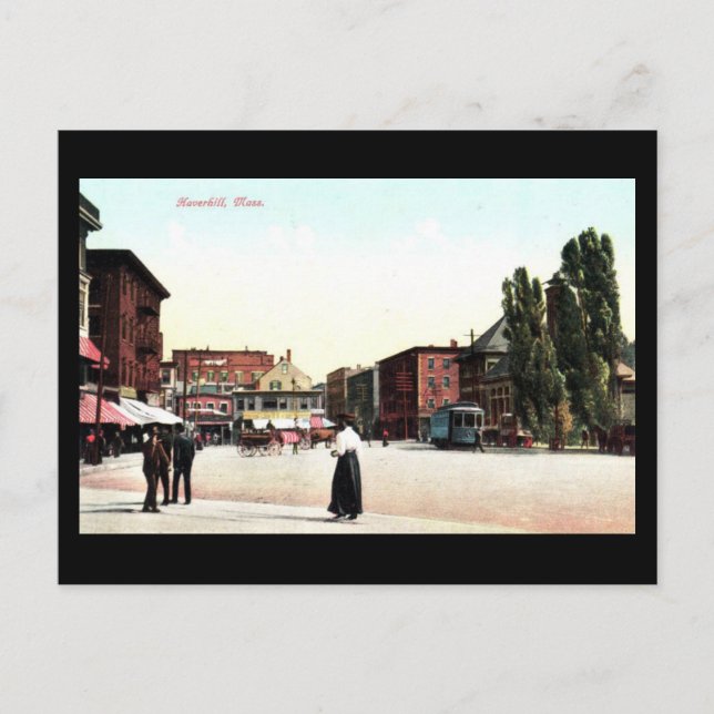 Ancienne carte postale - Haverhill, Masse (Devant)
