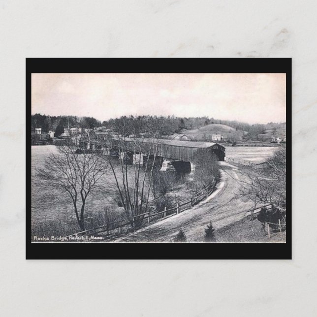 Ancienne carte postale - Haverhill, Masse, États-U (Devant)