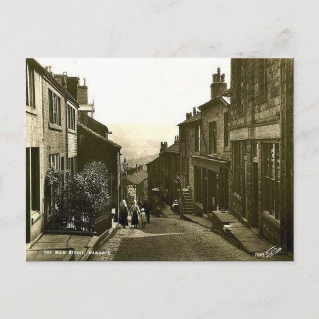 Ancienne carte postale - Haworth, Yorkshire (Devant)