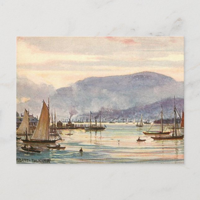 Ancienne carte postale - Hobart, Tasmanie (Devant)