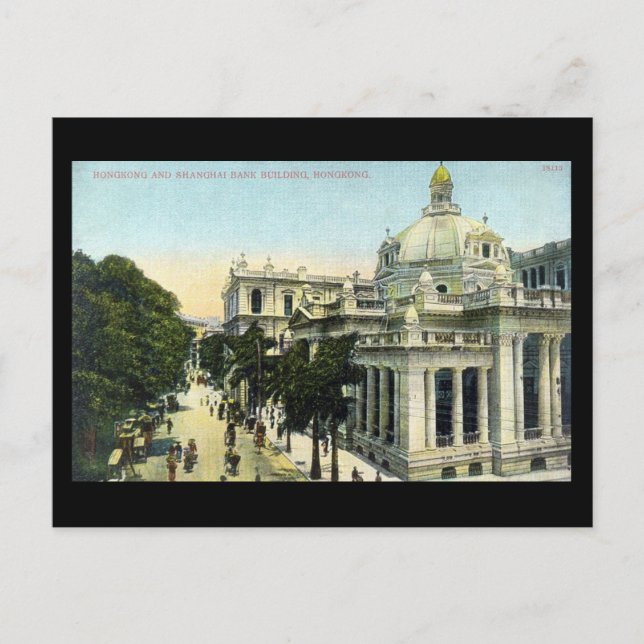 Ancienne carte postale - Hong Kong et Shanghai Ban (Devant)