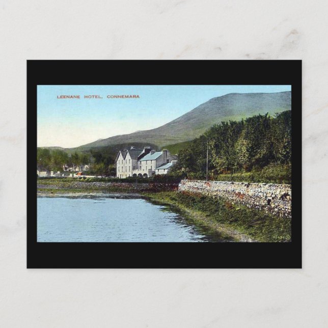 Ancienne Carte Postale - Hôtel Leenane, Connemara, (Devant)