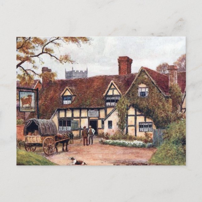 Ancienne carte postale - Inkberrow, Worcestershire (Devant)