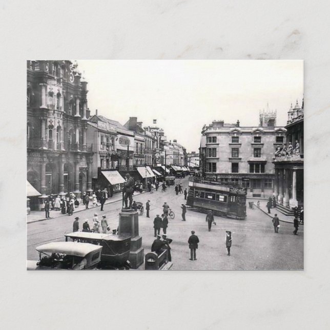 Ancienne carte postale - Ipswich, Suffolk en 1921 (Devant)