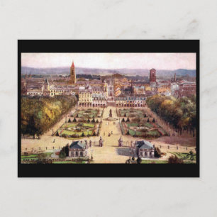 Ancienne carte postale - Karlsruhe, Allemagne