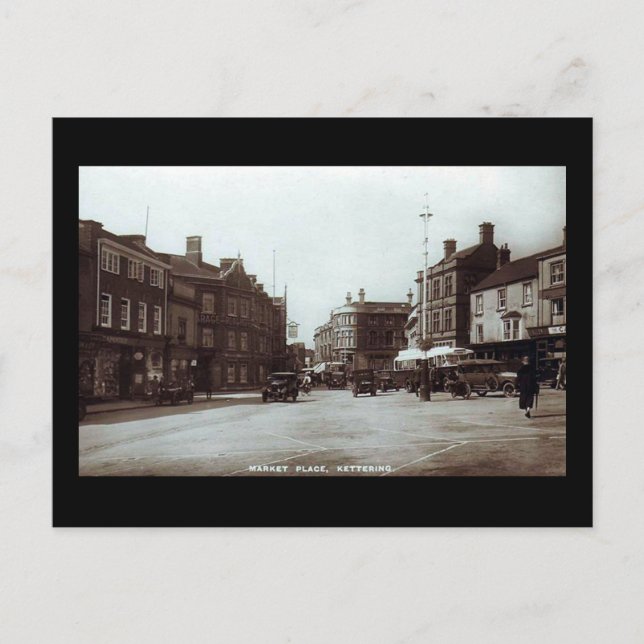 Ancienne carte postale, Kettering, Northamptonshir (Devant)