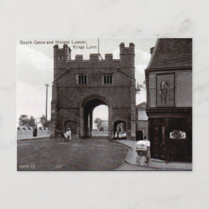 Ancienne carte postale - Kings Lynn, Norfolk