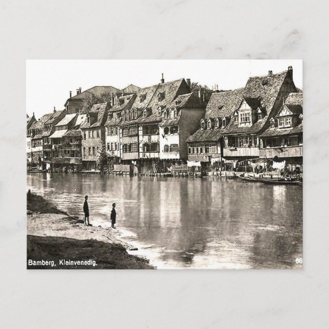 Ancienne carte postale - Klein Venedig, Bamberg, B (Devant)