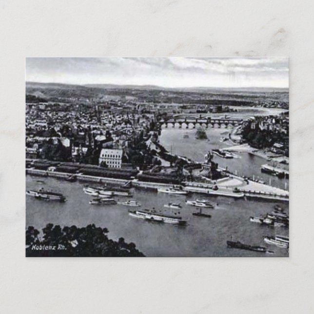 Ancienne carte postale - Koblenz, Allemagne (Devant)