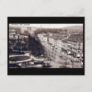 Ancienne carte postale - Kristiania (Oslo). Norvèg