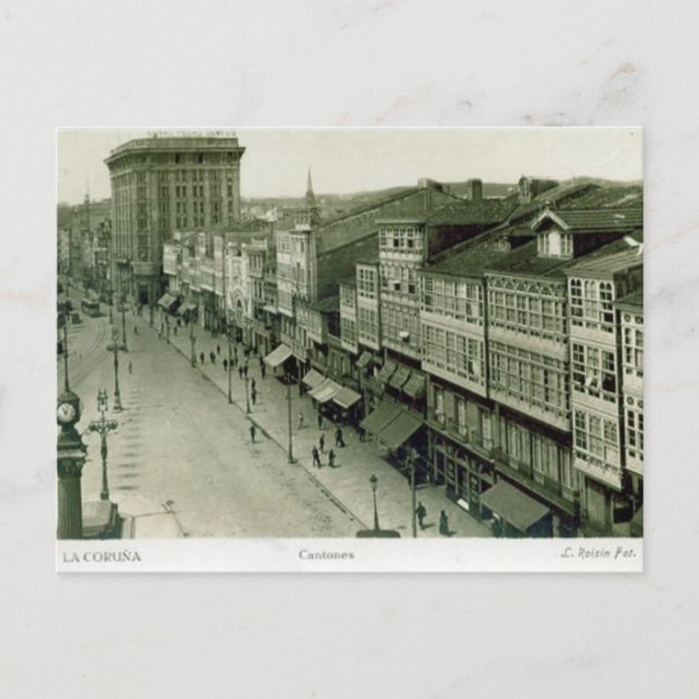 Ancienne carte postale - La Coruna, Espagne (Devant)