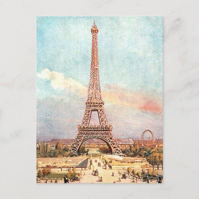 Ancienne carte postale - La Tour Eiffel, Paris (Devant)