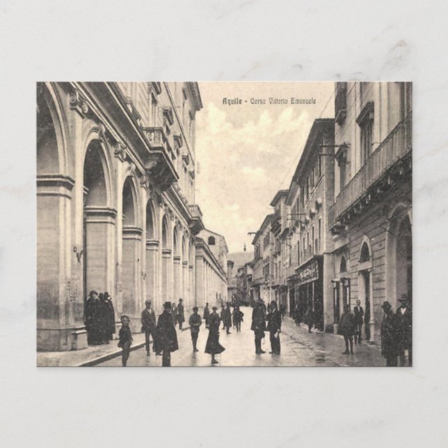 Ancienne carte postale - L'Aquila, Abruzzes, Itali (Devant)