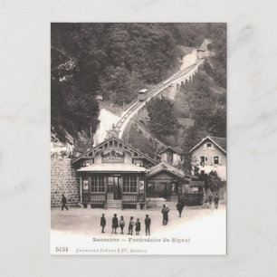 Ancienne carte postale - Lausanne, Suisse