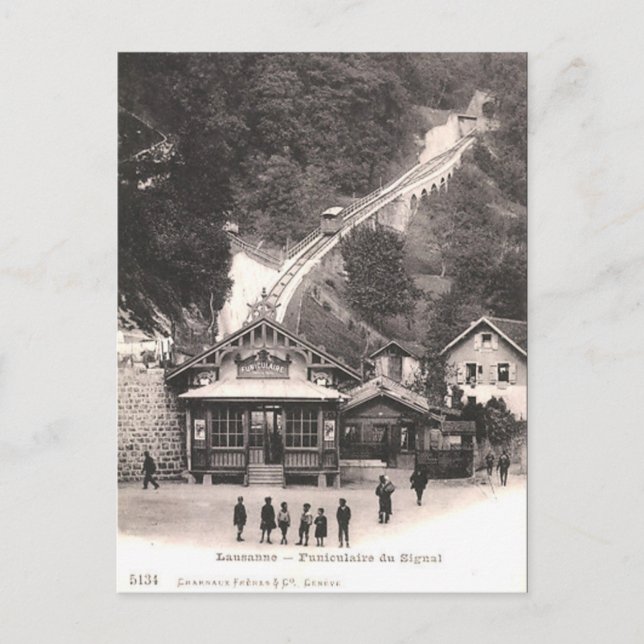 Ancienne carte postale - Lausanne, Suisse (Devant)