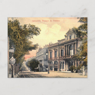 Ancienne carte postale - Lausanne, Suisse