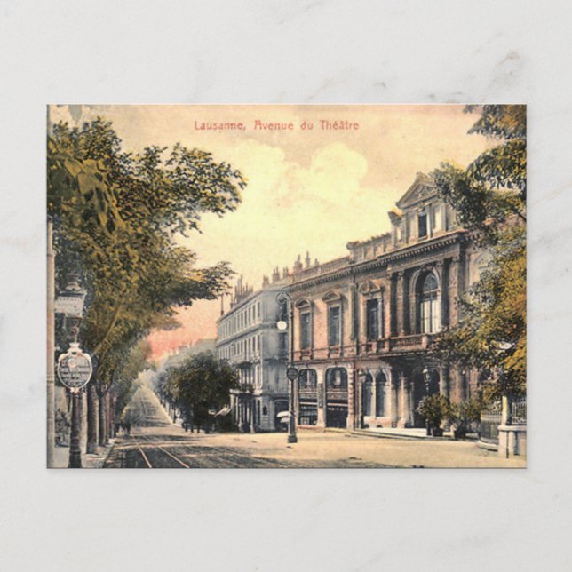 Ancienne carte postale - Lausanne, Suisse (Devant)