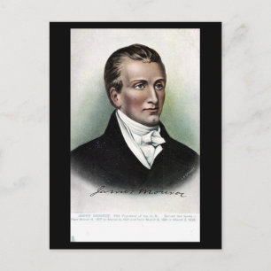 Ancienne carte postale - Le président américain Ja
