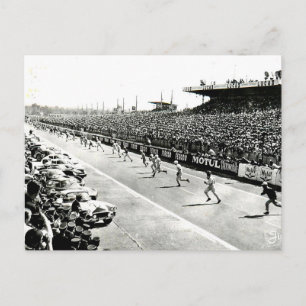 Ancienne carte postale - Les 24 Heures du Mans