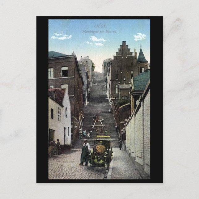Ancienne carte postale - Liège, Montaigne de Buere (Devant)