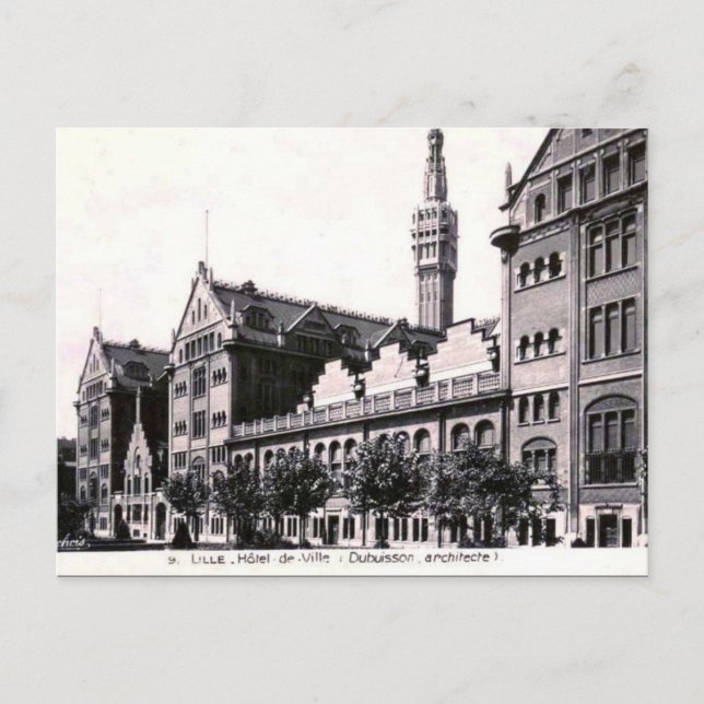 Ancienne carte postale - Lille, France (Devant)