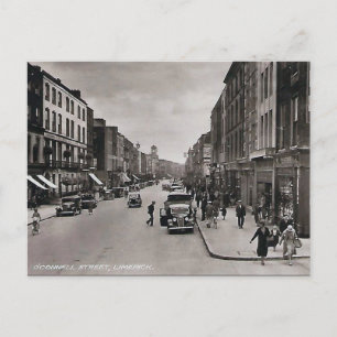 Ancienne carte postale - Limerick, Irlande