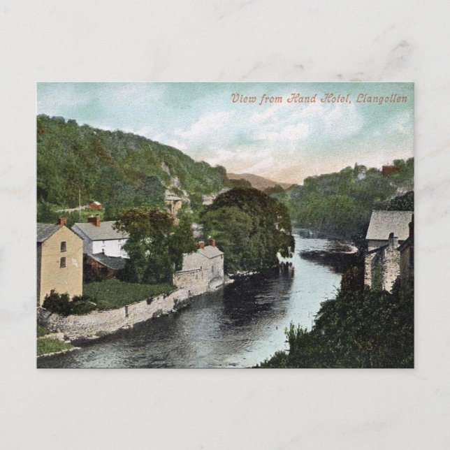 Ancienne carte postale - Llangollen, Pays de Galle (Devant)