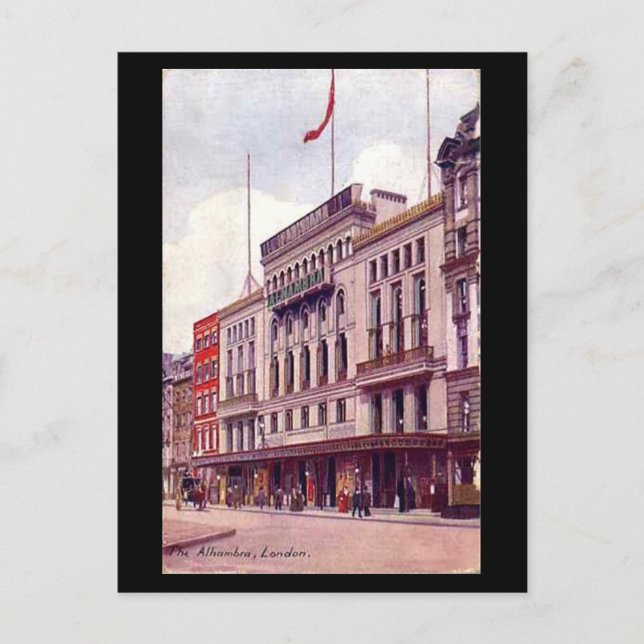 Ancienne carte postale - Londres, Alhambra, Leices (Devant)
