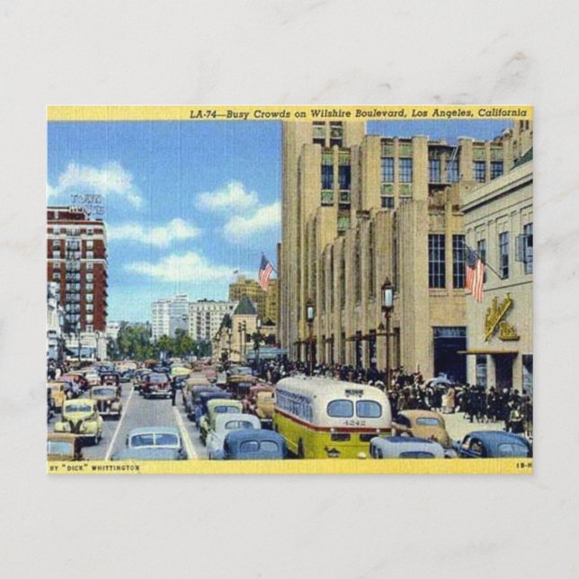 Ancienne carte postale - Los Angeles, Californie (Devant)
